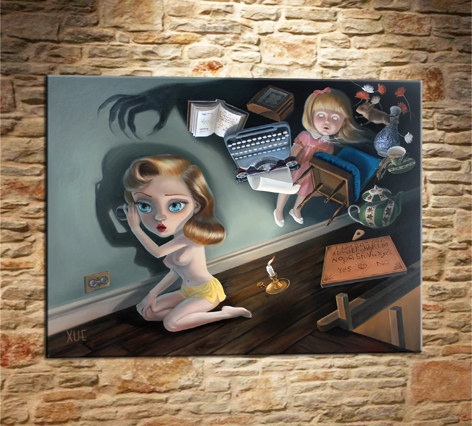 Mark Ryden Mab Graves 1 панель абстрактное украшение на стену, живопись маслом, плакат, Картина на холсте, принт для гостиной, домашний декор 23
