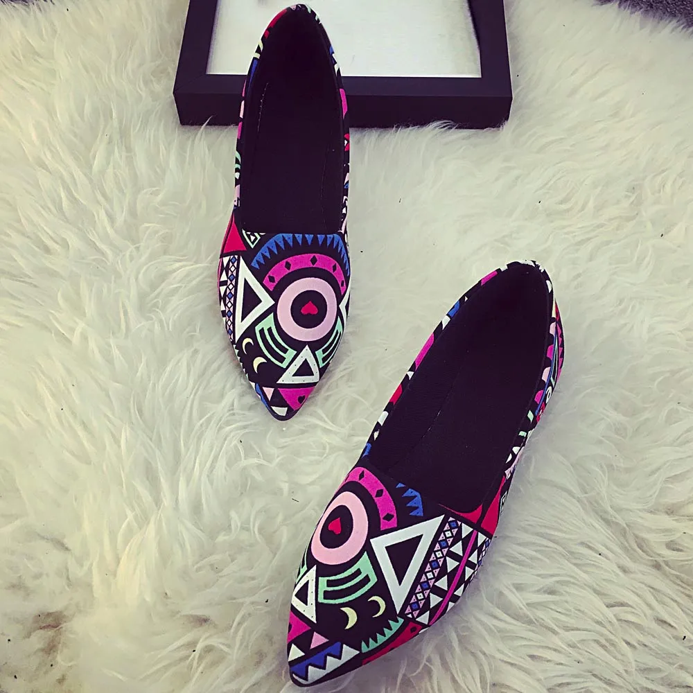 Flat Shoes Women Autumn Slip On For Loafers Multicolor Womens Zapatos Mujer Flats Woman | Обувь