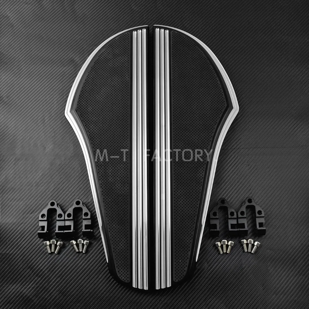 Комплект накладок на педаль тормоза для Harley Touring electra glide FLTR Softail Dyna|Подставки под