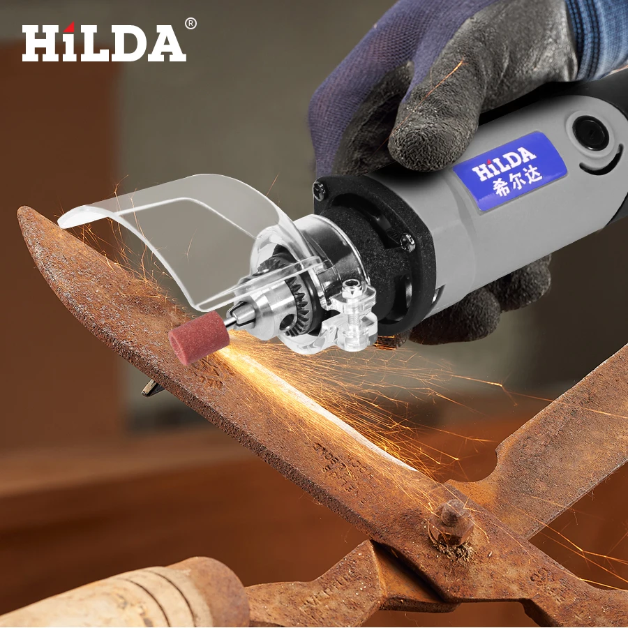 HILDA Мини электрическая дрель с 6 позициями с переменной скоростью Dremel 220 В 400 Вт стильные вращающиеся Инструменты Мини шлифовальные электроинструменты