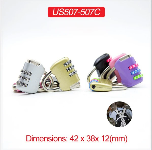 Винтажные замки с кодом 5 шт./лот античный китайский Старый кодовый замок для