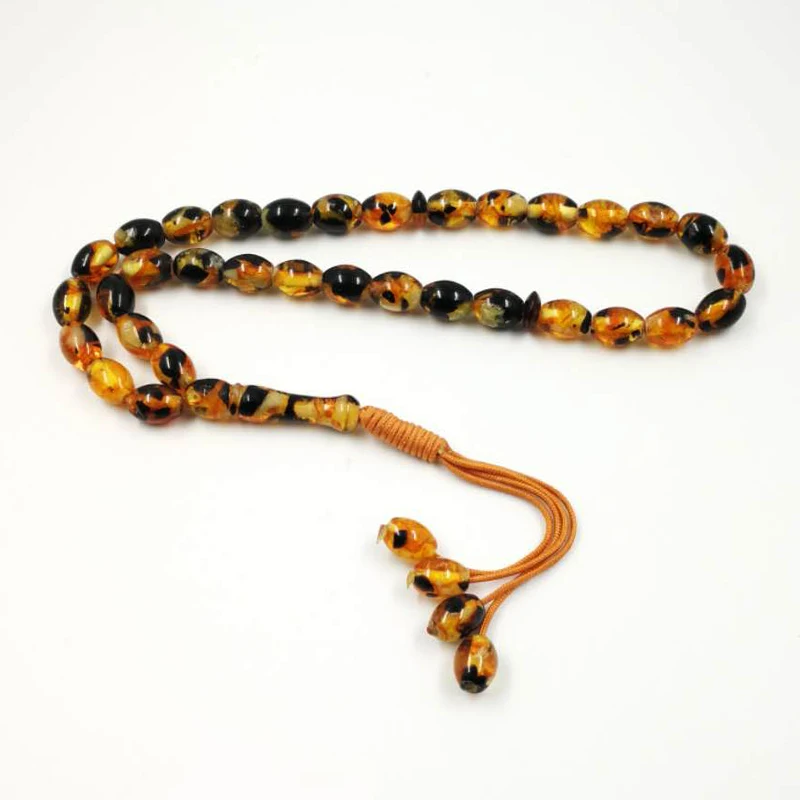 Смола Tasbih (с запахом) 33 бусины мусульманский Розарий исламский мужской браслет