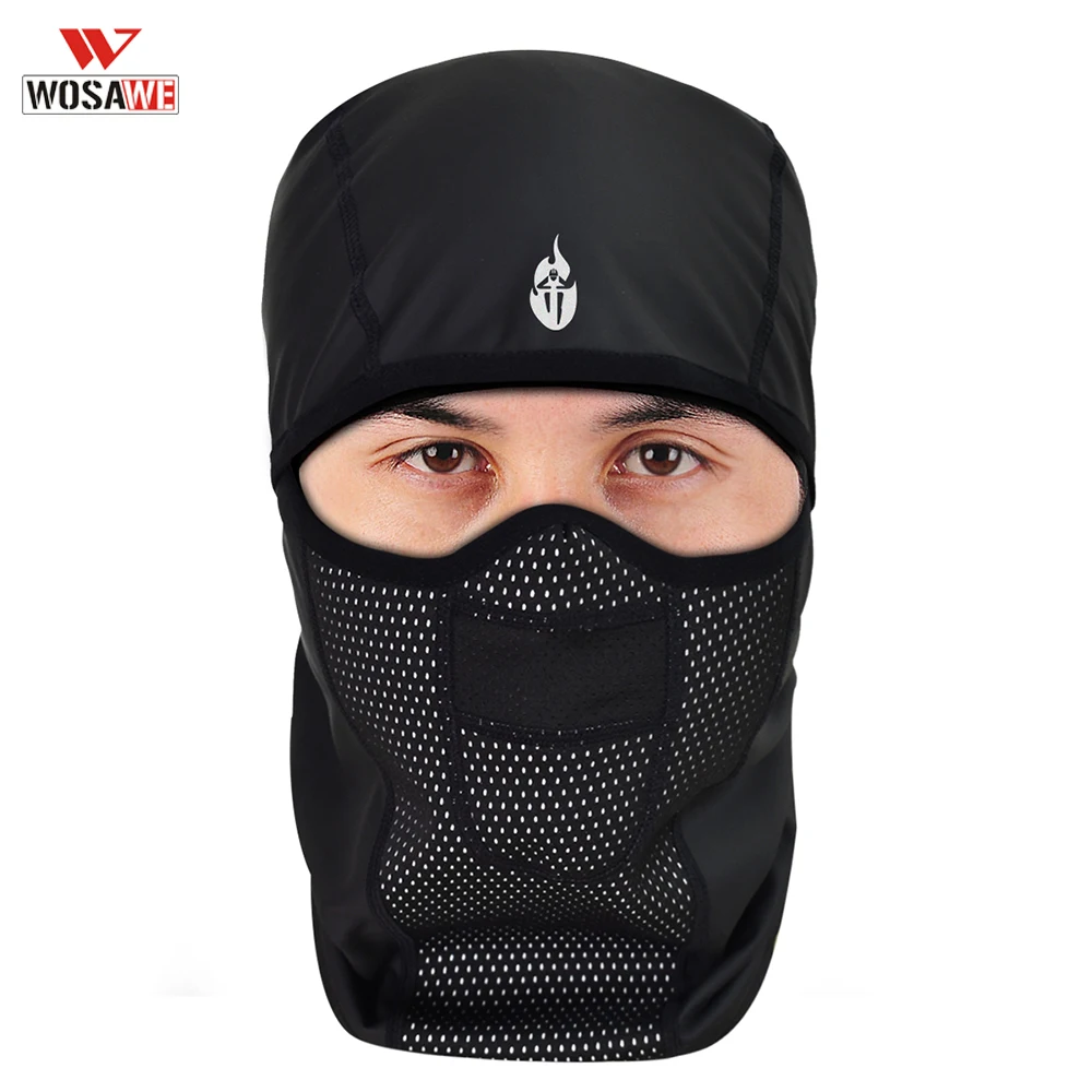 

WOSAWE Winter Warmer Fleece Balaclava Full Face Mask Motorcycle Cycling Thermal Hood Liner Shield Hat Ski Bike Bicycle Snowboard