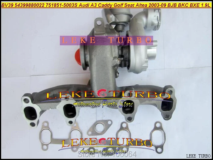 KP39 54399700022 54399700011 751851 751851-5003S турбо для Audi A3 Caddy Golf SEAT Altea Passat 2003-bjb bkc bxe 1.9L TDI |