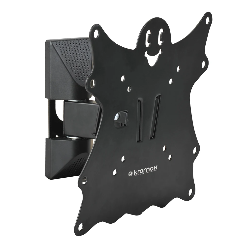 ТВ Кронштейн Kromax CASPER 202 black (Настенный наклонно поворотный сталь расстояние от