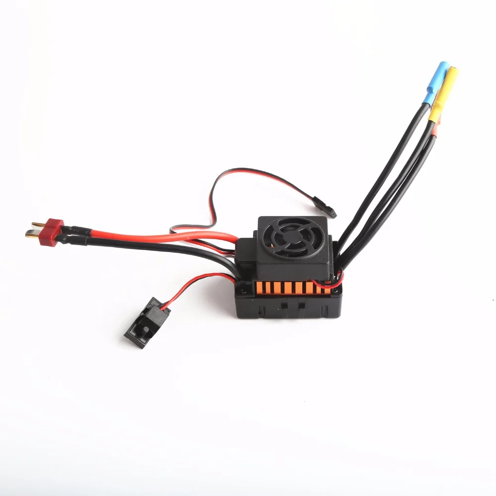 OCDAY водонепроницаемый 60A RC бесщеточный ESC BEC части автомобиля электрический регулятор скорости с 5,5 V 3A BEC для 1/10 RC автомобиль грузовик