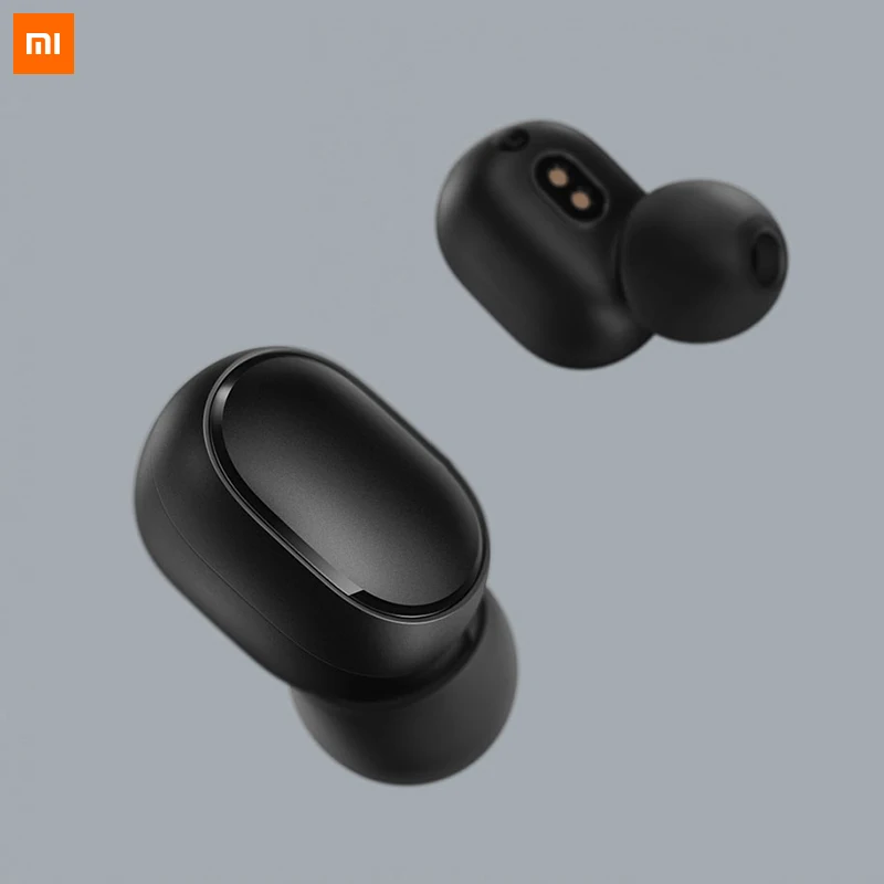 Xiaomi Redmi Airdots TWS Bluetooth стерео бас синий зуб 5 0 с микрофоном Handsfree Ea rbuds AI управление |