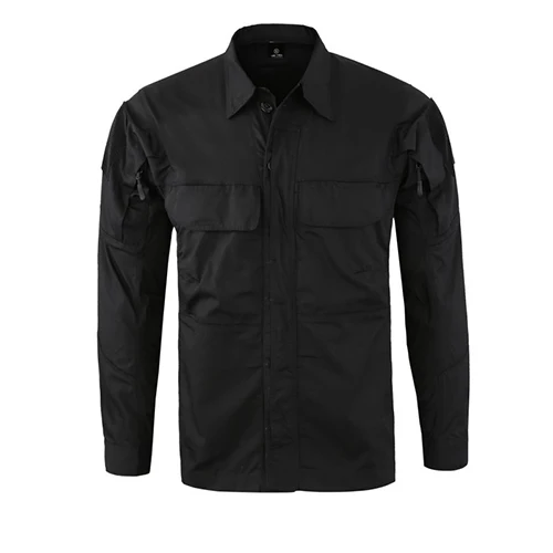 Black TACVASEN тактическая куртка мужская летняя тонкая дышащая камуфляжная военная одежда страйкбол армейская Боевая куртка Рыбная Охота верхняя одежда - Цвет: Black