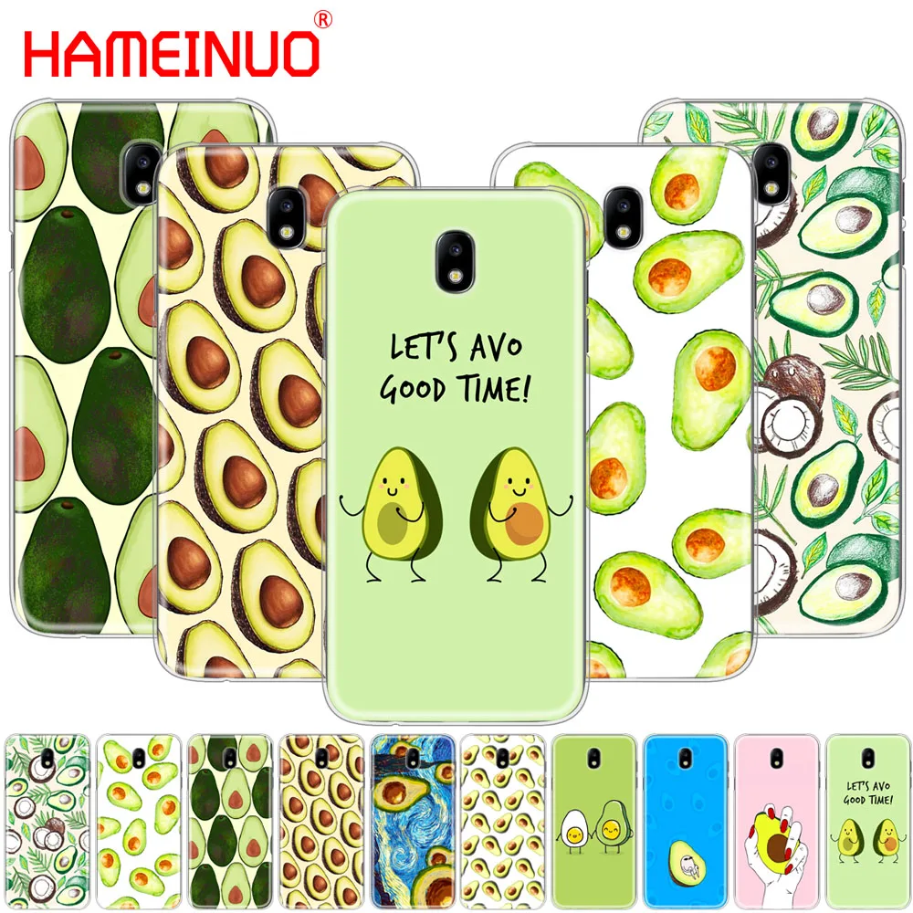 HAMEINUO милый чехол для телефона с авокадо еда Samsung Galaxy J3 J5 J7 2017 J527 J727 J327 J330 J530 J730