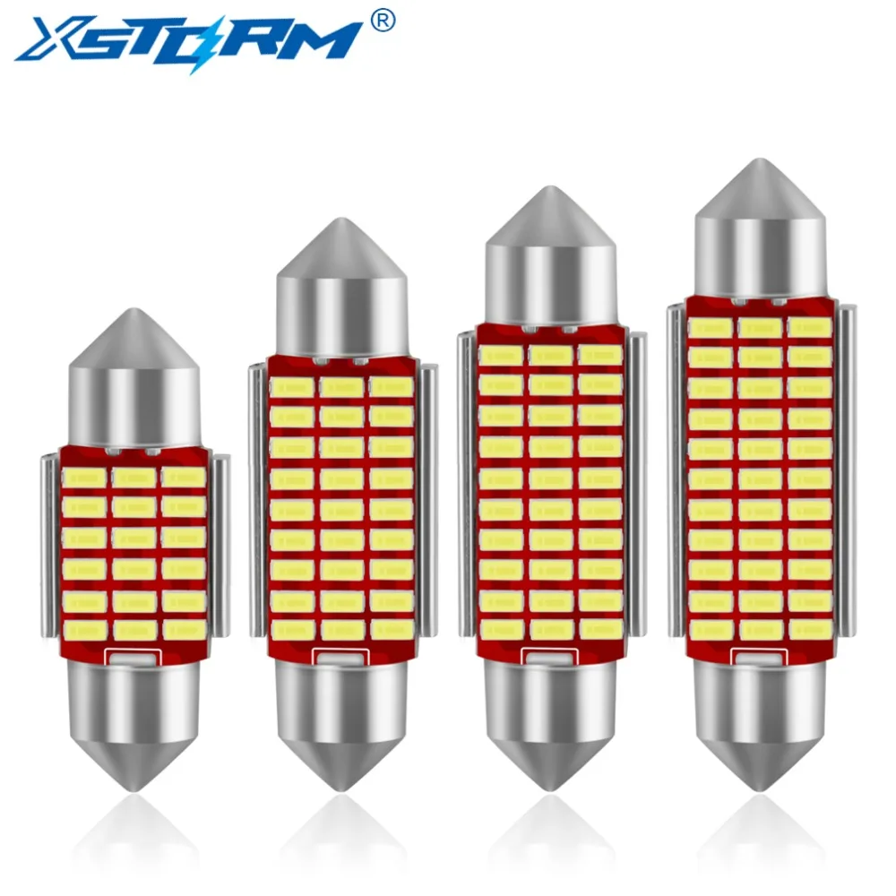 2 шт. C5W LED C10W 31 мм 36 39 42 гирлянда светодиодная CANBUS автомобильная лампа для Inteiror