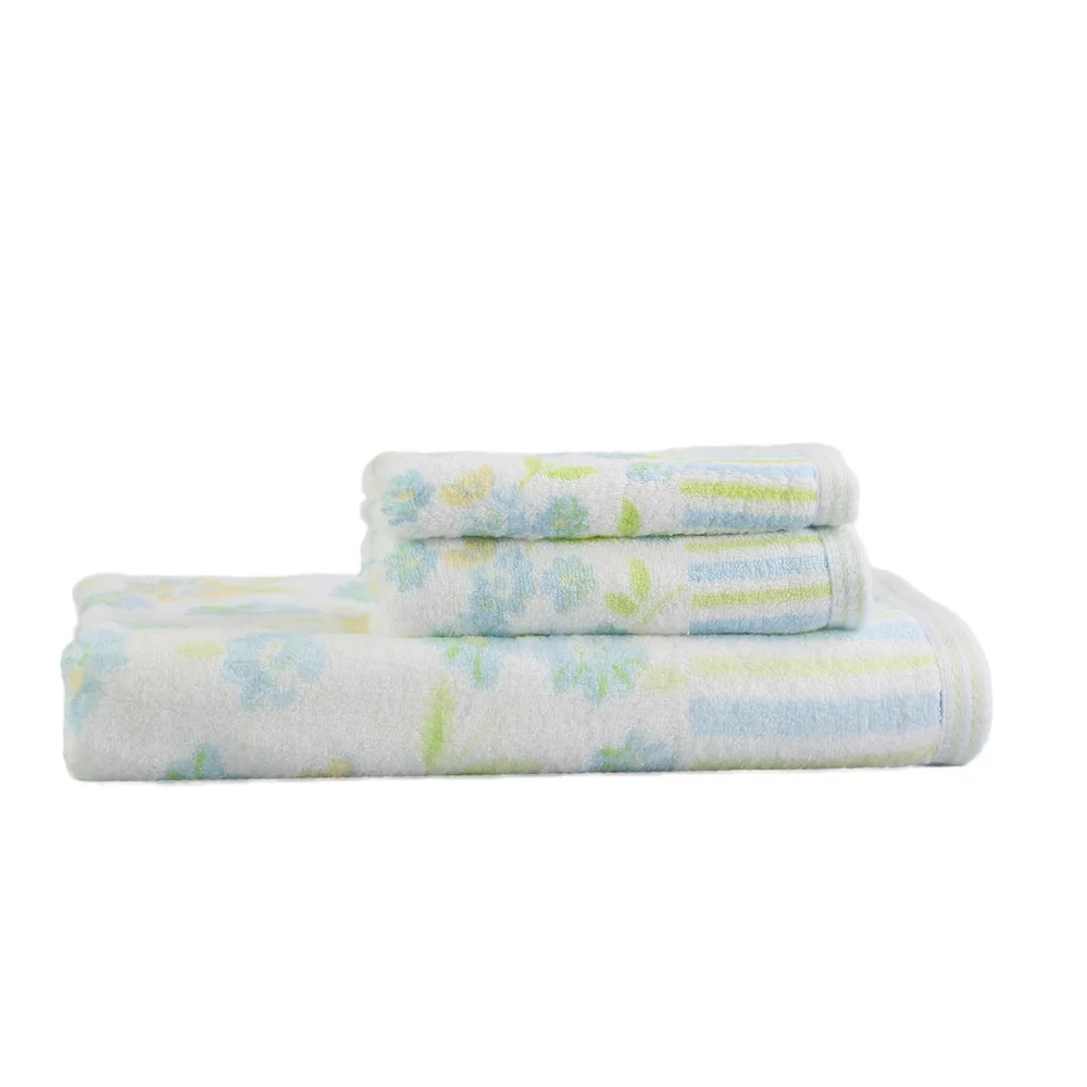 Хлопок сократить кучу сдвига пальто печати платок, лицо cloth+towel+ полотенце полотенце множество 3 пк/много бесплатной доставкой