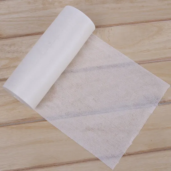 100% натуральное волокно биоразлагаемый подгузник из бамбука хлопка вискозы рулон