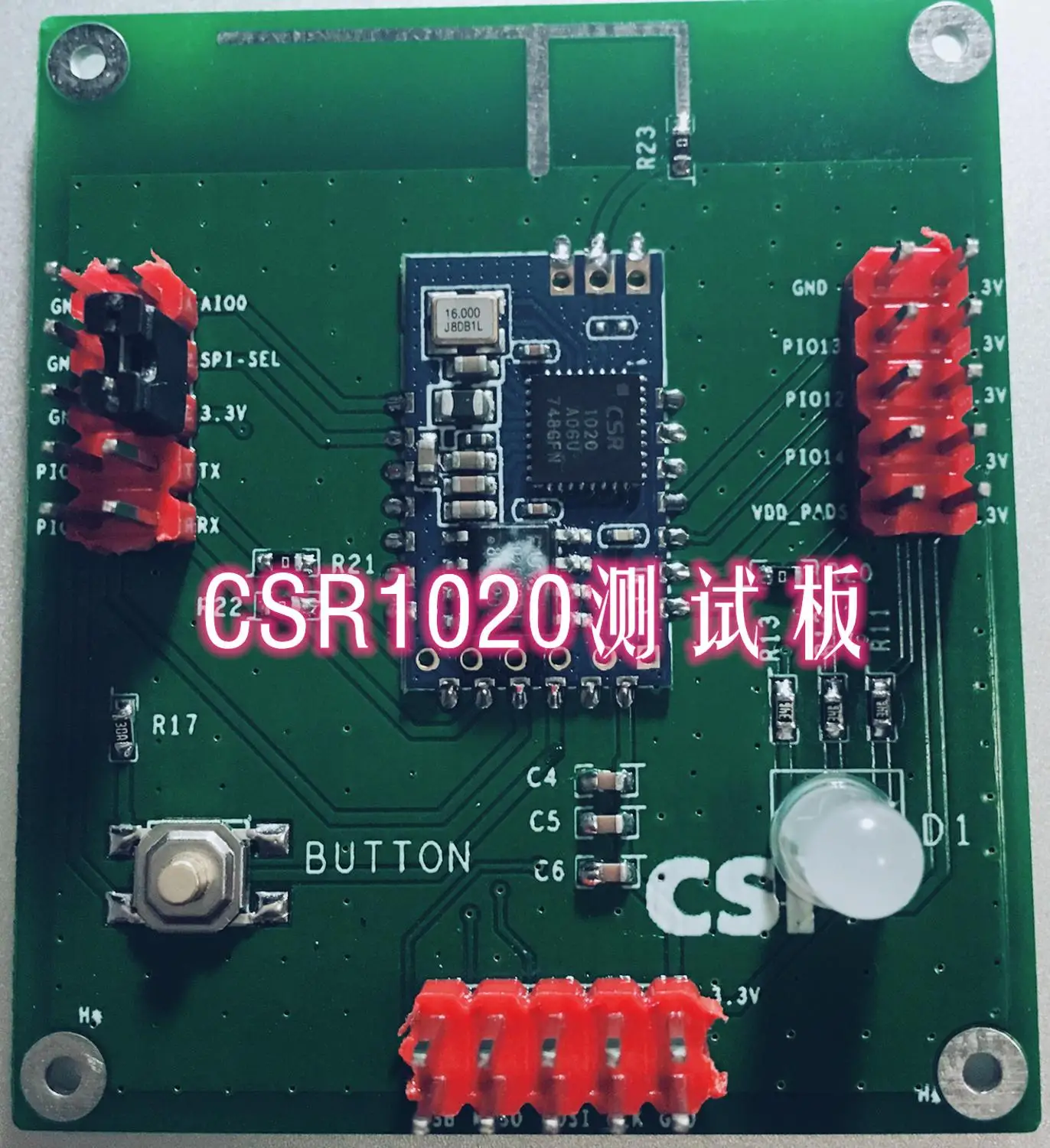 

Для макетной платы CSR1020 Bluetooth 5,0 SigMesh CsrMesh