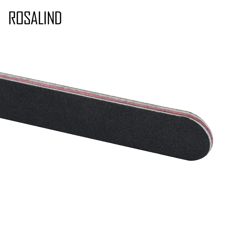 ROSALIND пилка для ногтей 10 шт./компл. черный дизайн полный профессиональный