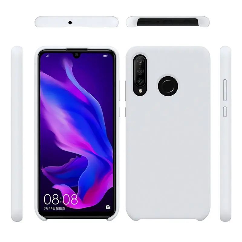 Для Huawei P30 lite чехол силиконовый мягкий ТПУ для MAR LX1M/MAR LX2J простой противоударный