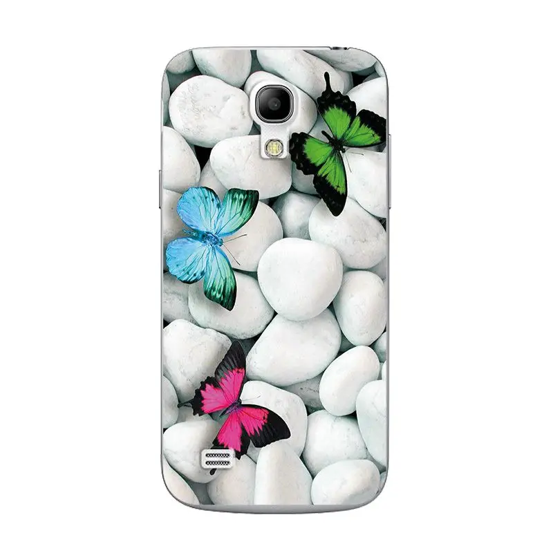 W82 Мягкая Силиконовая обложка чехол для samsung Galaxy S4 Mini/S4Mini GT-I9190 i9195 i9192 картина TPU с рисунком Сердце чехол в виде ракушки 4,3 дюймов - Цвет: W82