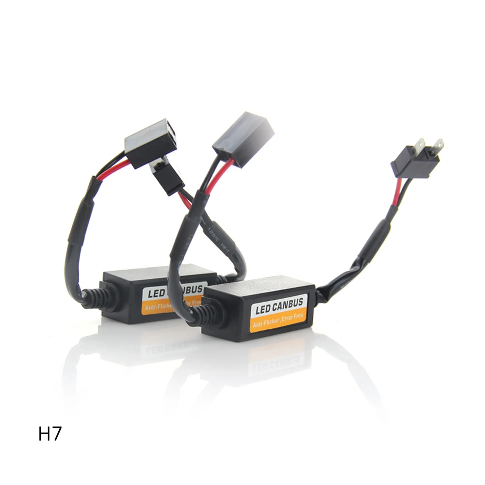 C12 2 шт. H1 H4 H7 светодиодный фар Canbus монтажный комплект 9005 9006 H8 H9 H11 9004 компьютер Предупреждение ошибки ЕМС резистор компенсатор декодер