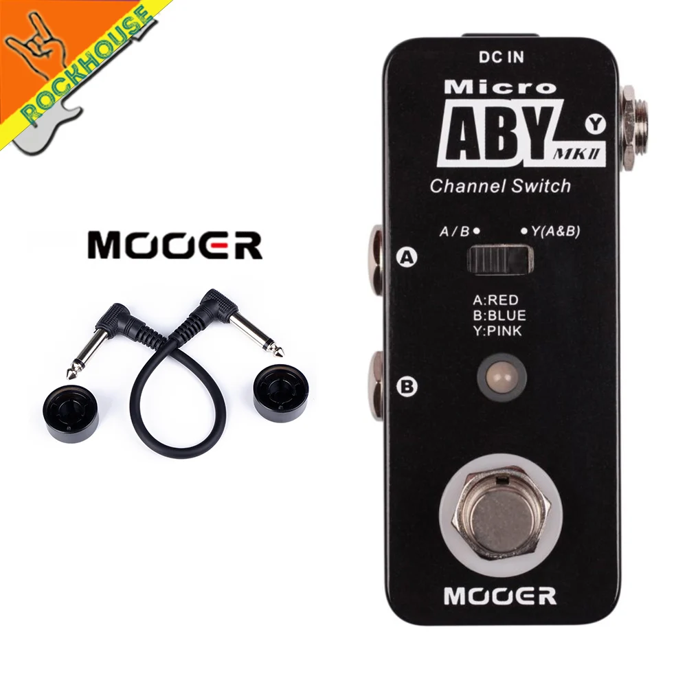 MOOER Micro ABY MK2 гитарный линейный селектор педали усилителя канальный переключатель