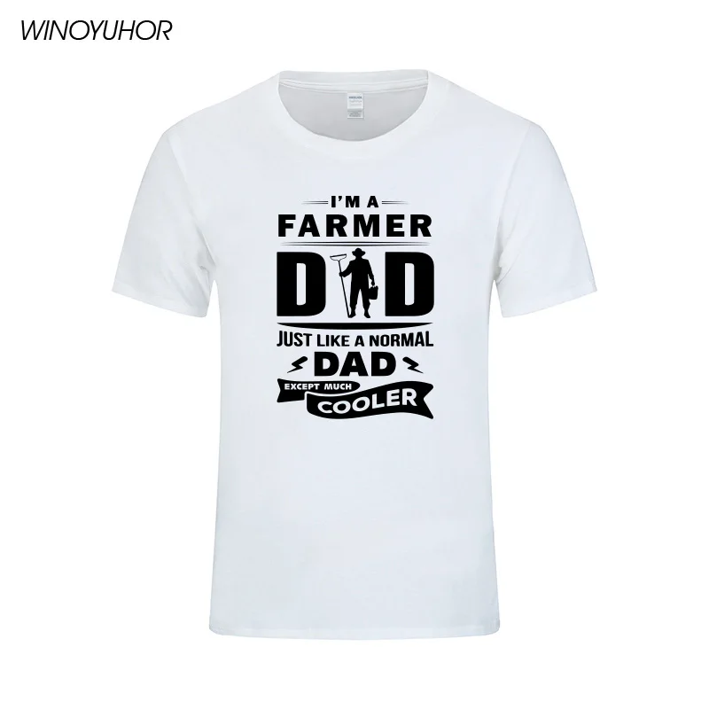 I'M A Farmer Dad Футболка мужская Забавная подарок на день отца повседневные футболки