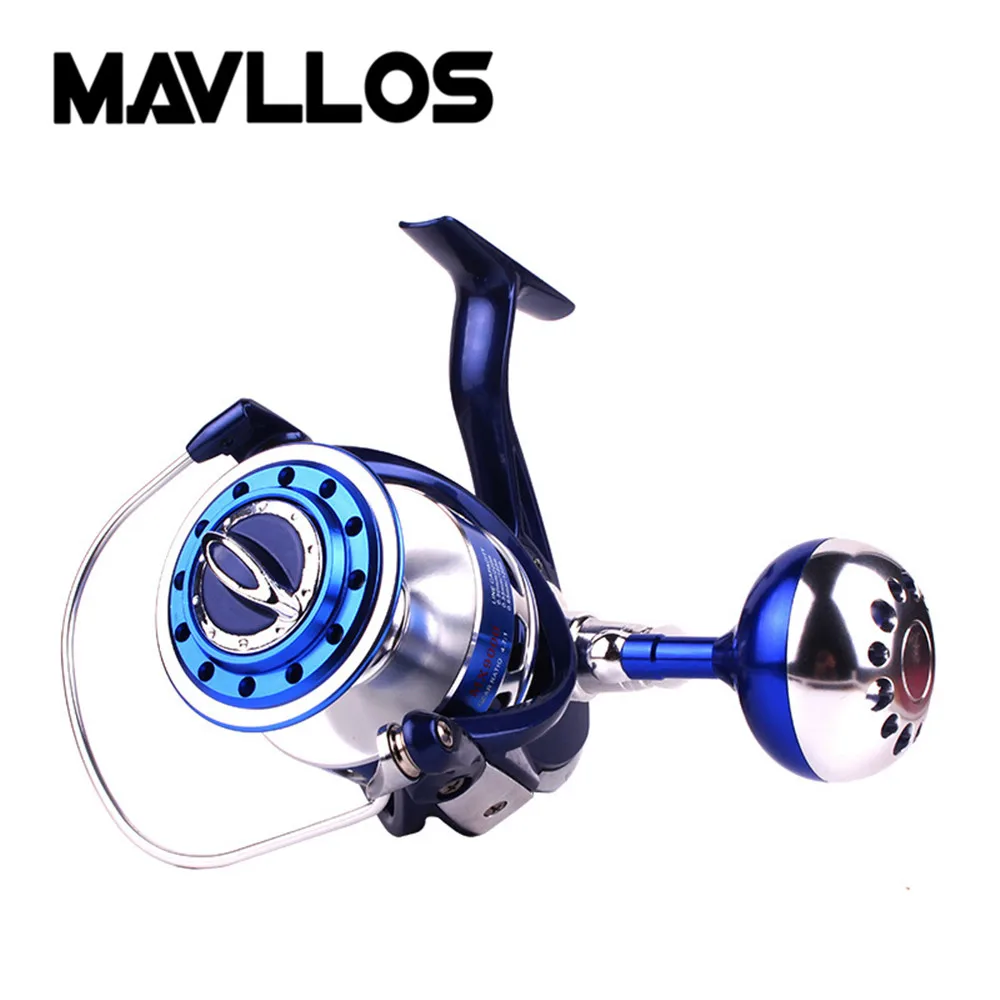 Mavllos максимальная сила тяги 25-35kg медленная отсадка катушка морская рыбалка вращающаяся катушка 4000-9000 13BB морские водонепроницаемые лодки рыболовные катушки