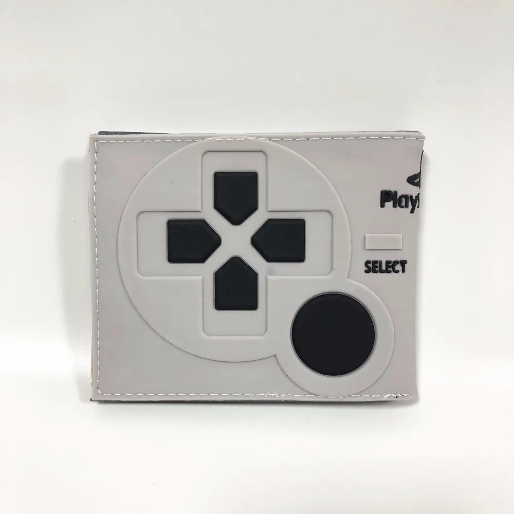 Игровой playstation 4 кошелек короткая сумочка из ПВХ ID card holder 3D Touch W958Q|Мужские