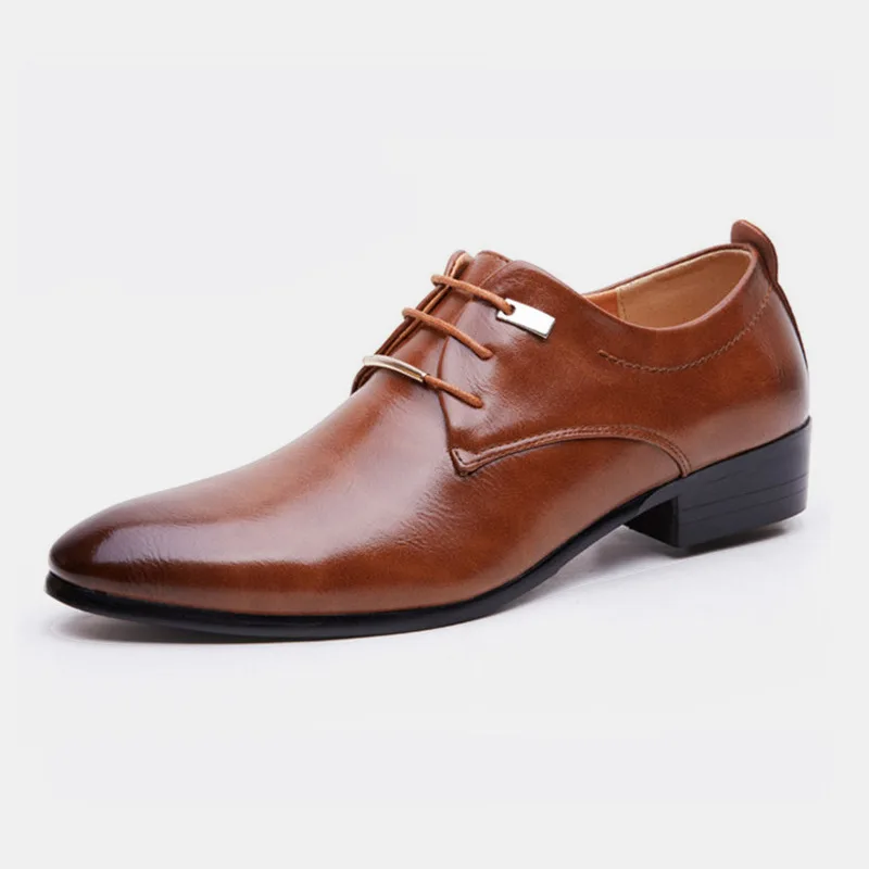 

AF01 Office Dress Shoes Man Baita Latin Wedding Shoes Prom Sport Leather Shoes Pointed Men Ballroom Dance Shoes Big Size