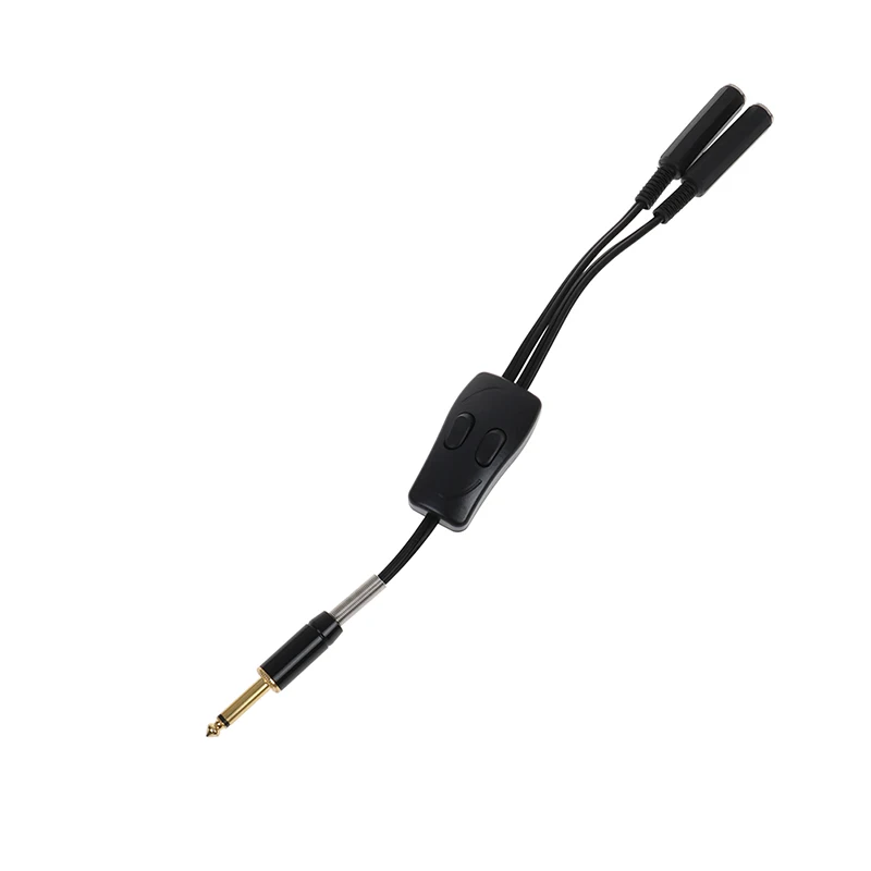 2 в 1 двойной переключатель управления зажим для татуировки шнур преобразования