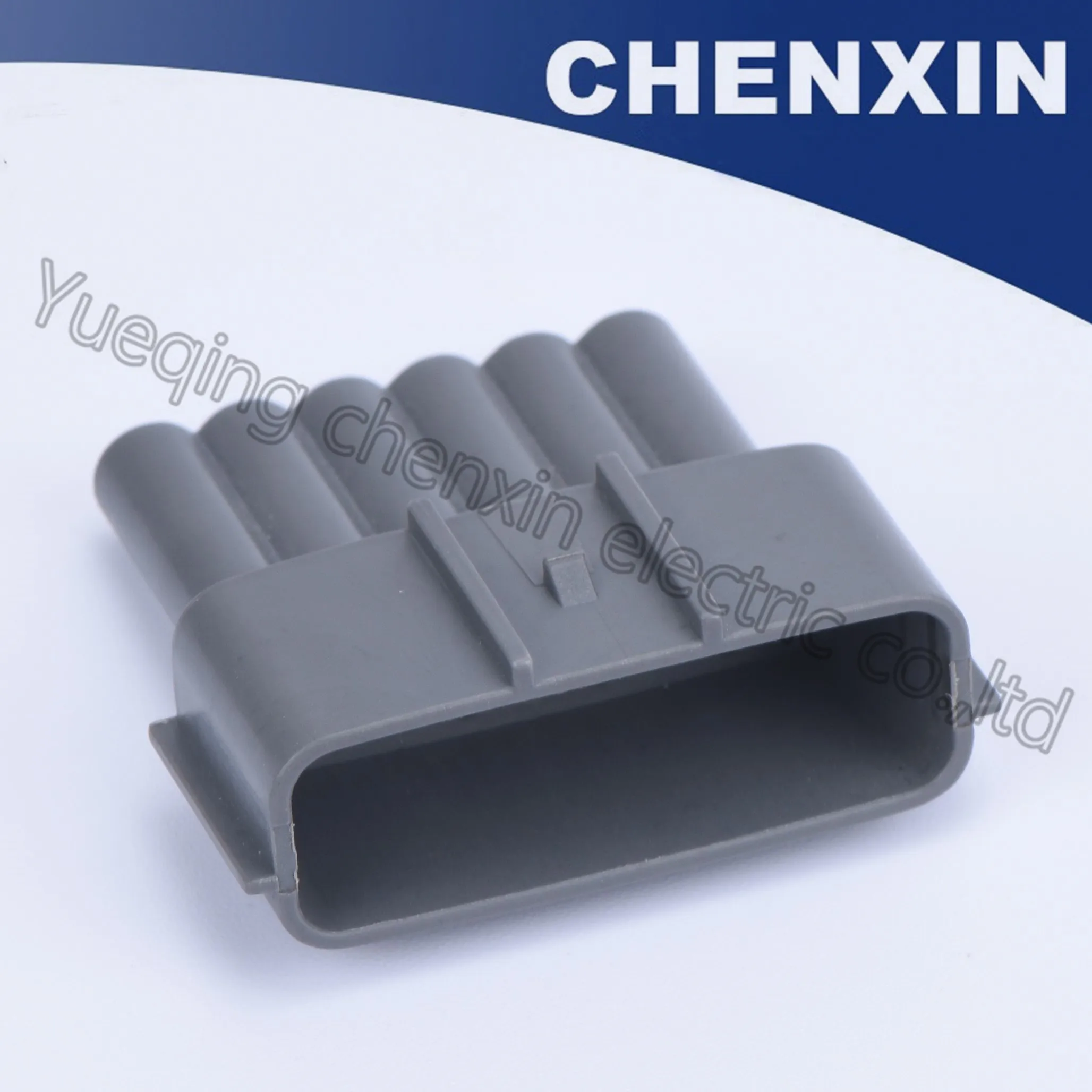 Серый 6 контактный автомобильный водонепроницаемый разъем Штекер 1*6 катушки