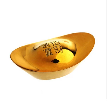 SCY 16504 + медный слиток золотого украшения фэн шуй счастливые Буддийские