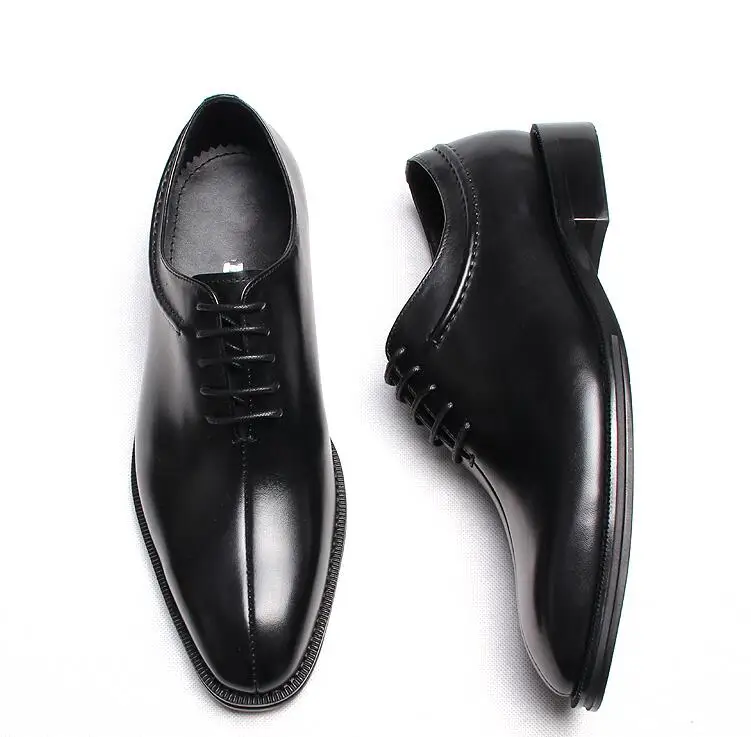 Мужские модельные туфли из натуральной кожи повседневные мужские броги со