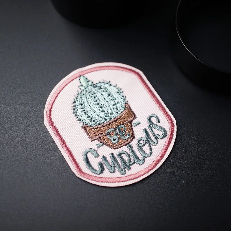 Cactus Size:4.6x5.5cm Mend Patch Badges Embroidered Applique Sewing Clothes Stickers Garment Apparel Accessories Patches Badge | Дом и сад