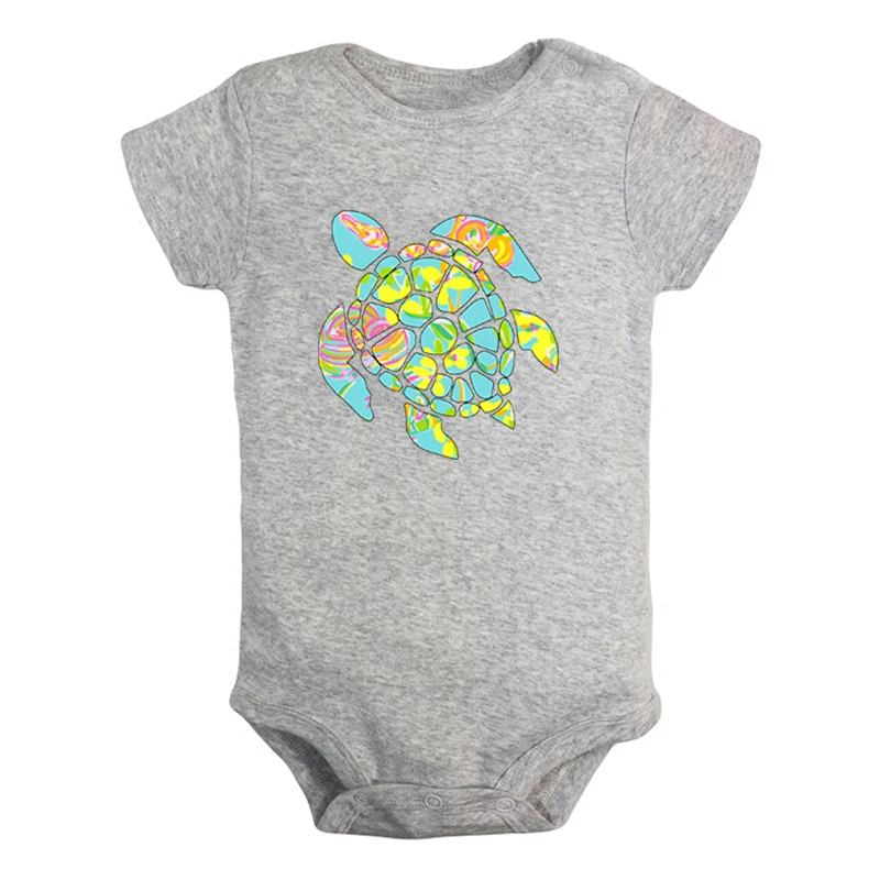 JaBaby2552GD Марвин, Марсианская черепаха, морская черепаха, дизайн для новорожденных мальчиков и девочек, Униформа-комбинезон с принтом, боди для младенцев, одежда - Цвет: JaBaby2552GD