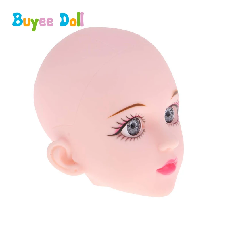 1 шт. 3D настоящие глаза пластиковая голова для макияжа 1/4 BJD DIY кукла аксессуары для тела без макияжа игрушка Косплей Кукла для девочек игрушки