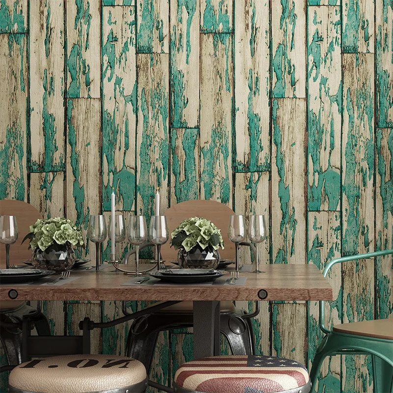 

beibehang Retro Chinese Imitation Wood Wooden Pattern Wooden Wallpaper Study Bar Antique Antique Nostalgic Clothing Wallpaper