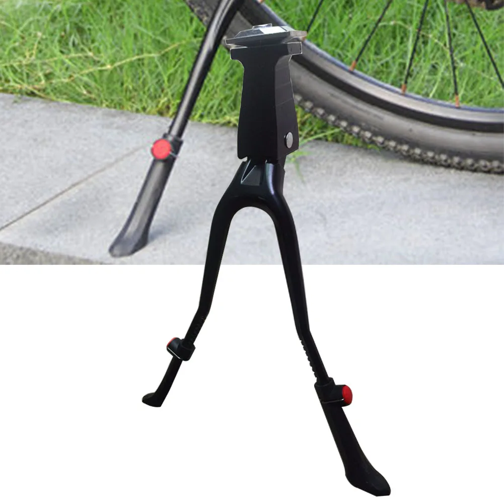 Mountain Bike Kickstand Quick Adjust Center Mount Cycling Parking Rack Foot Stand Double Leg Bicycle Parts | Спорт и развлечения