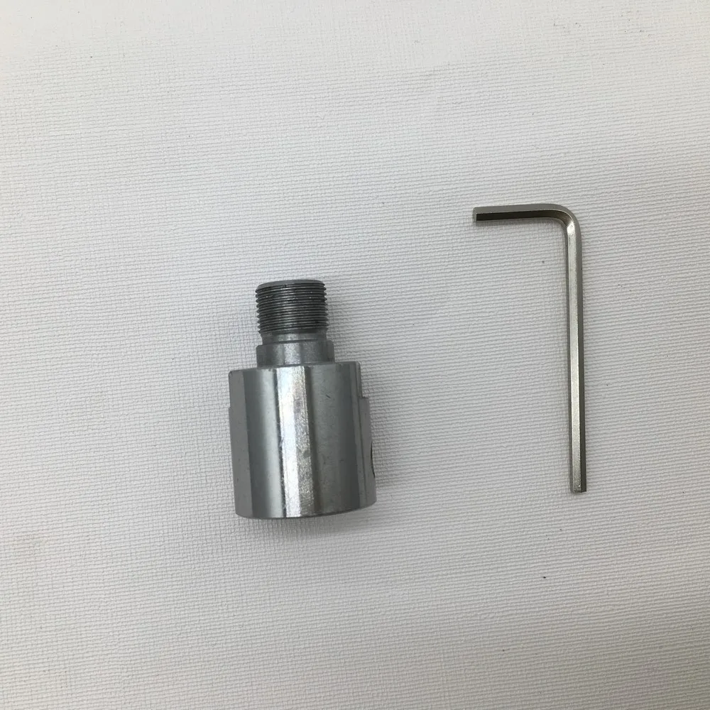 12mm M14-1 Connector 63 мм 2," токарный патрон трехкулачковый Ручной мини Самоцентрирующийся патрон Sanou K01-63 с соединительным стержнем для ЧПУ - Цвет: 12mm M14-1 Connector