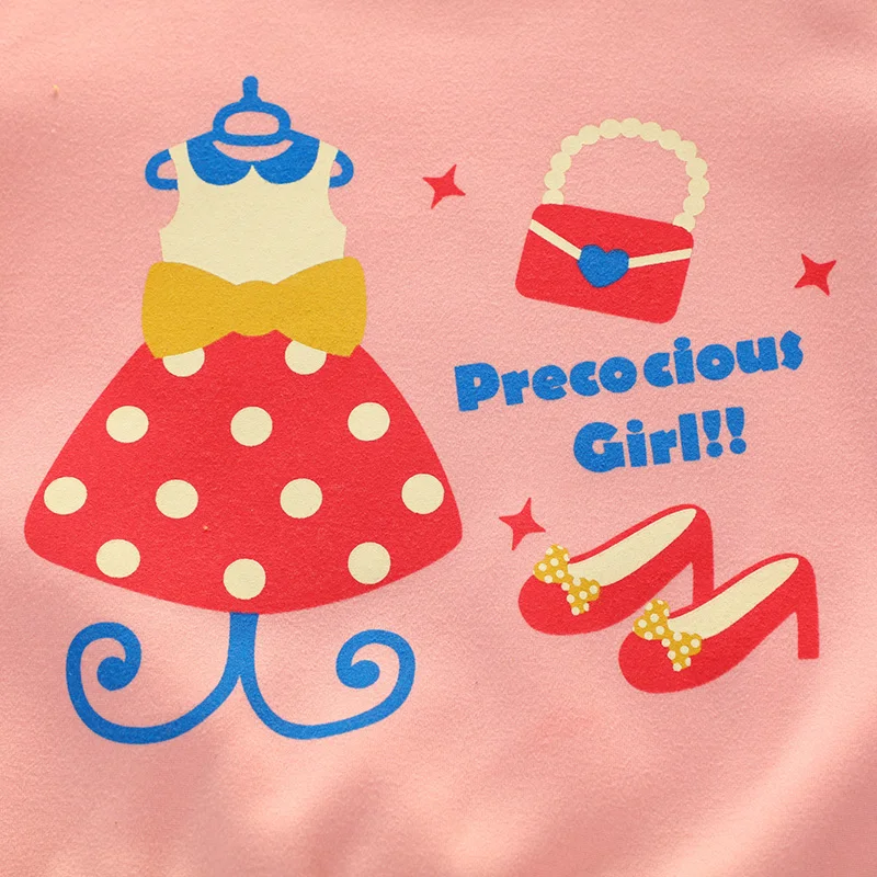 2019 свитер для маленьких девочек розовый с длинным рукавом мультфильм Топы