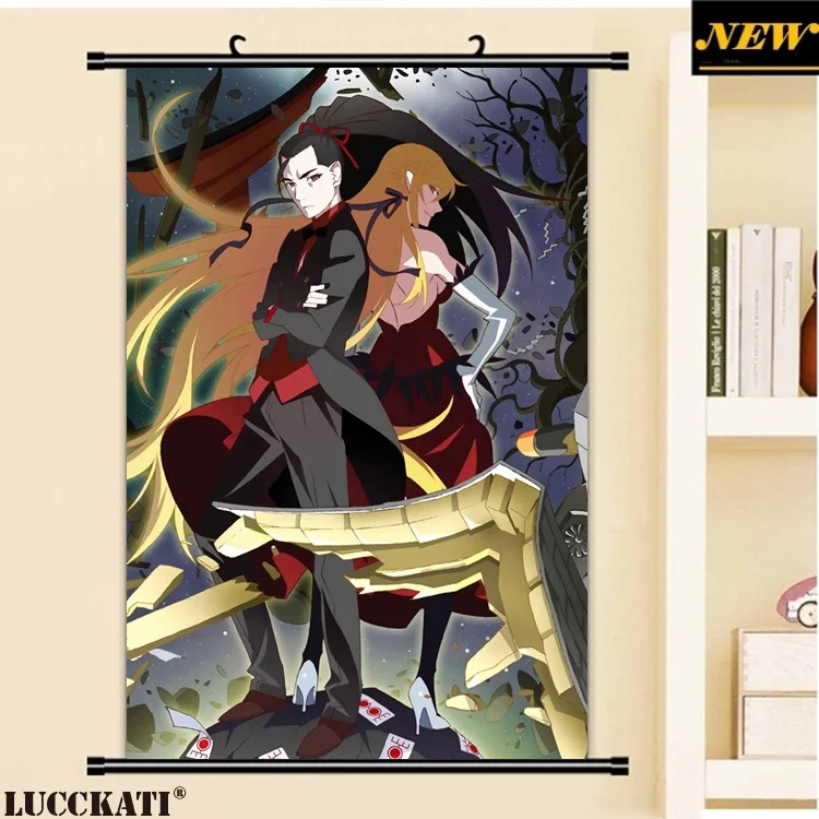 40X60 см Monogatari серии ИСТОРИЯ Bakemonogatari Лолита лоли мультфильм аниме стены прокрутки картина росписи плакат ткань холст живопись