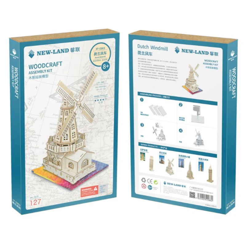 Saizhi Diy Деревянные пары Chalets 3D игра-головоломка подарок для детей модели строительные наборы Популярная игрушка Пазлы