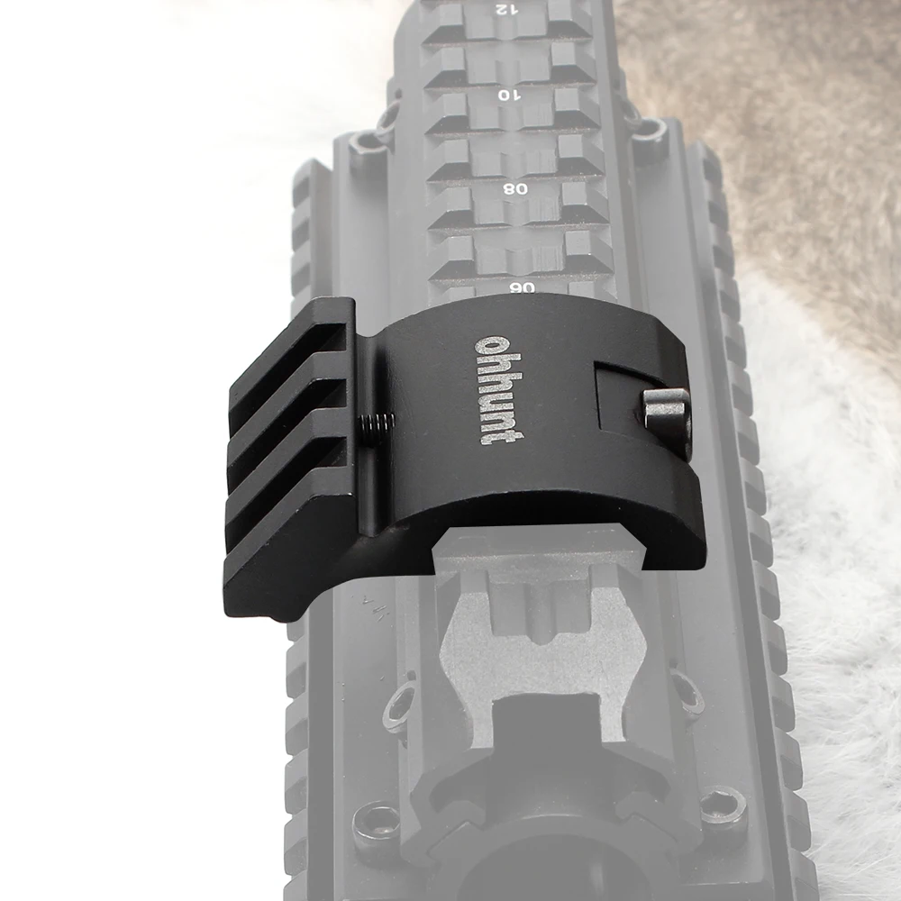 ohhunt 3 Slot Ultra Low Profile Offset Picatinny Rail Mount Accessory For AR 15 Tactical Rifle Red Dot Magnifier Flashlights | Спорт и