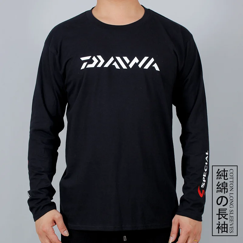 2018 Новинка Daiwa Осенняя Спортивная рыболовная футболка одежда для рыбалки с
