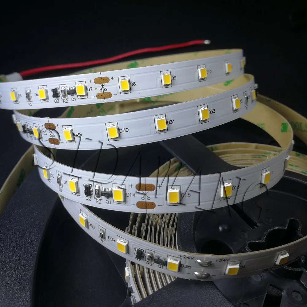 CRI&gt90Ra 5 м светодиодный светильник SMD2835 с постоянным током 70 светодиодов/м IC 10 мм не