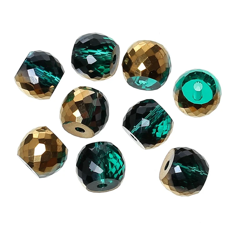 Уникальные Круглые бусины с несколькими градиентными прозрачными шариками