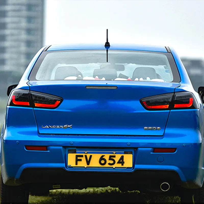 Автомобильный задний фонарь для Mitsubishi Lancer 2009 2015 Светодиодная лента DRL тормоз парк