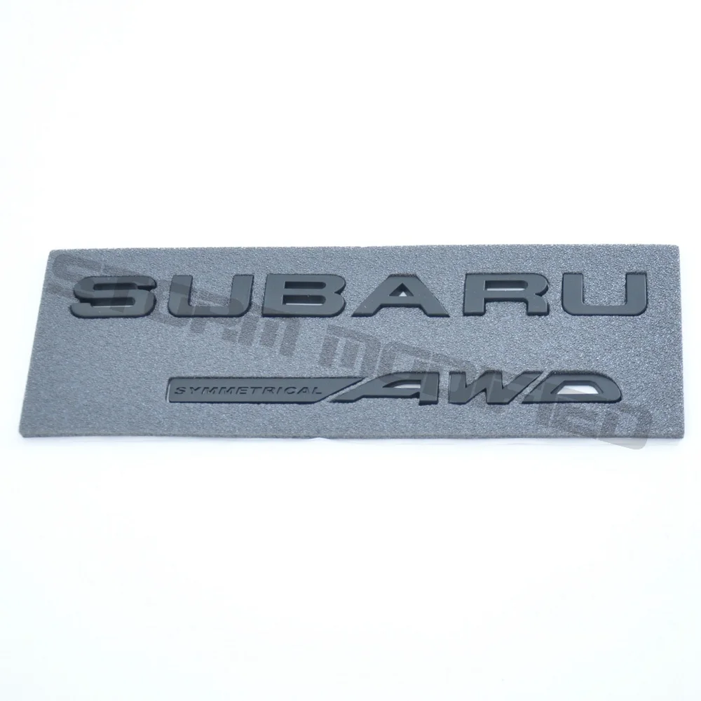 Matte Subaru B style SuTong 3D отличный гладкий глянцевый металлический значок STI эмблема наклейка для Subaru STI WRX BRZ аксессуары для стайлинга автомобилей - Цвет: Matte Subaru B style