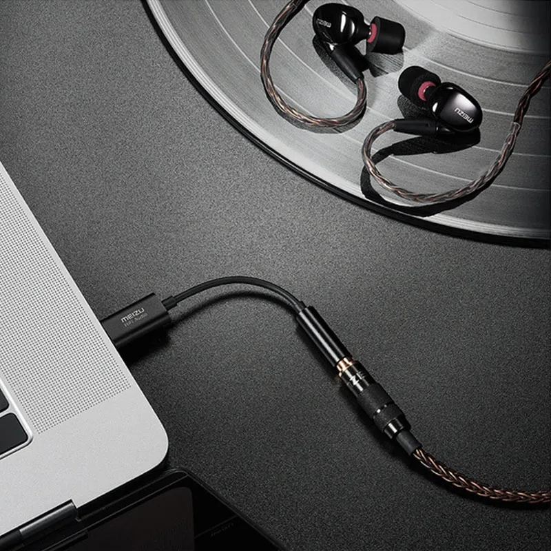 Meizu наушники усилитель аудио HiFi без потерь DAC тип-c до 3,5 мм 600Ω высокое сопротивление