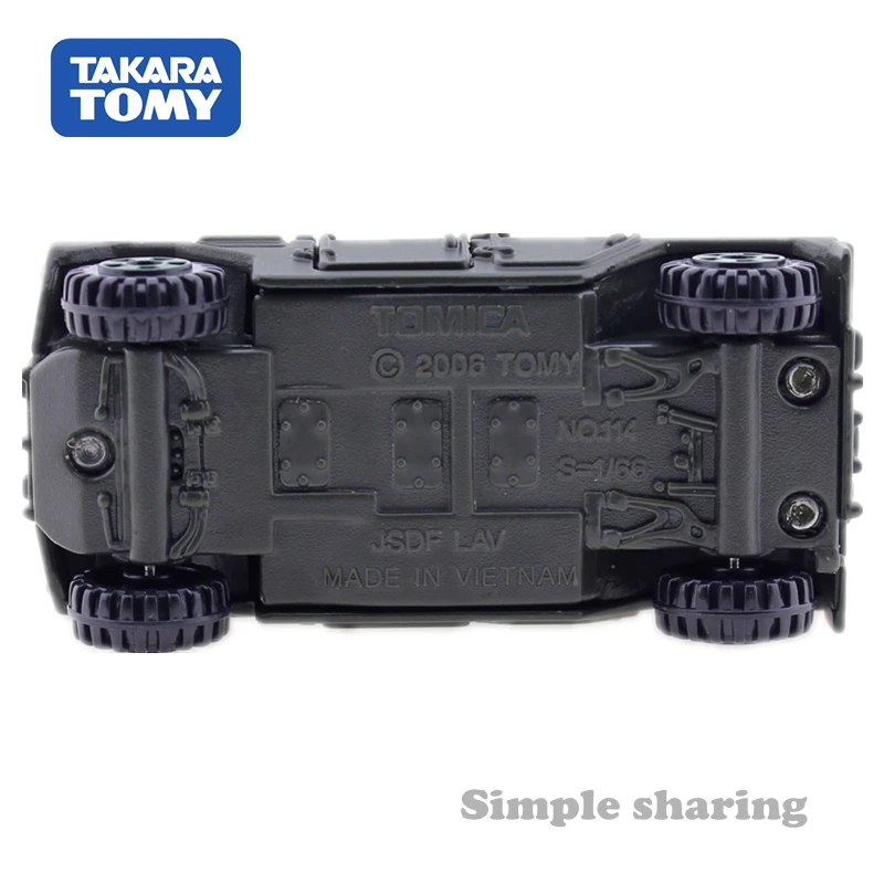 Takara Tomy TOMICA No.114 JSDF светильник лый Броневой автомобиль модель комплект 1:66