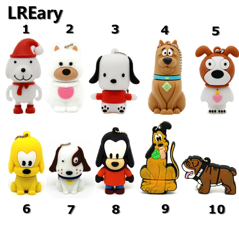 Все виды прекрасный мультфильм питомца собаку карту флэш памяти с интерфейсом usb