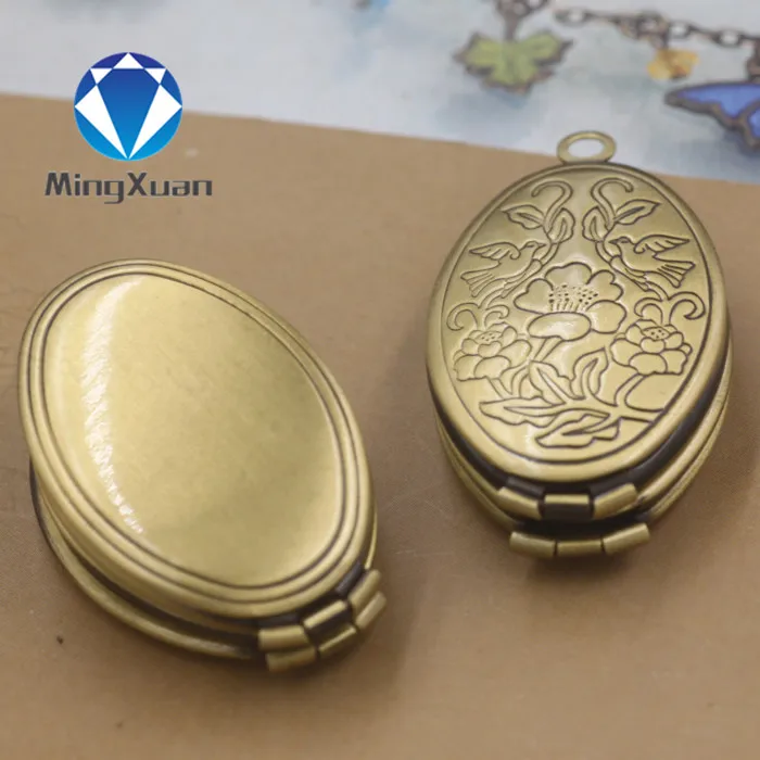 MINGXUAN 1 шт. 20x33 мм 4 слоя матовый медный латунный неотделимый король птица резной кулон с фото Подвески для изготовления ювелирных изделий