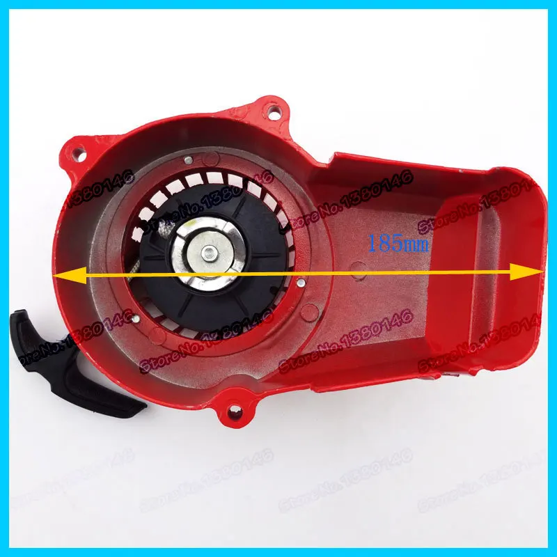 Aluminum Alloy Pull Start Recoil Starter Red For 47cc 49cc 2 Stroke Mini Kid Quad ATV Dirt Bike Pocket minimoto |
